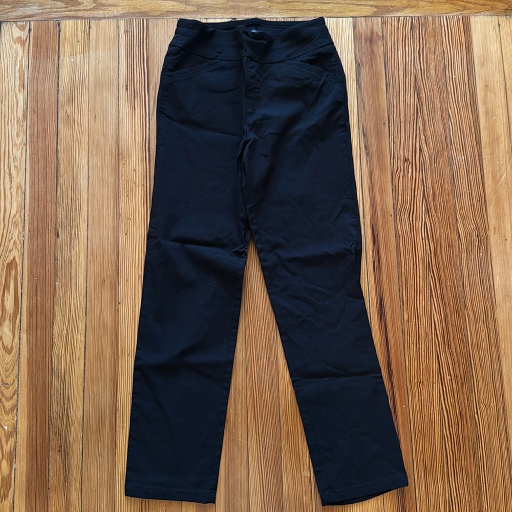 Counterparts Ankle Length Slacks Work Pants Black Stretch Material